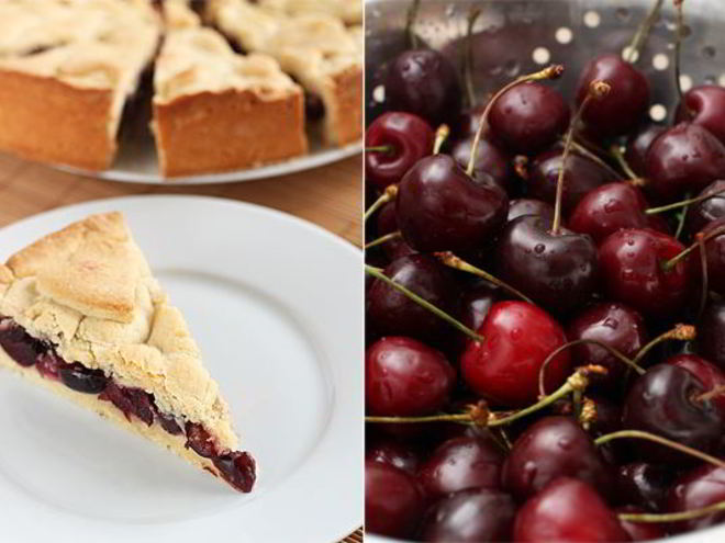 Рецепт баскского пирога с черешней