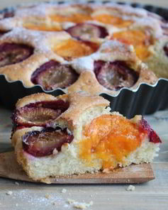 Быстрый сливовый пирог