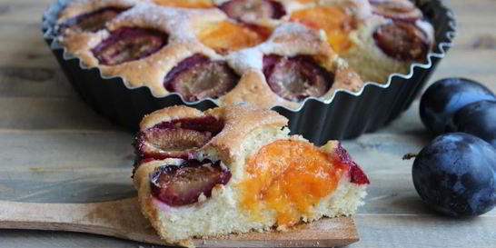 Быстрый сливовый пирог