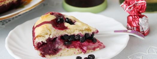 дрожжевой пирог с черникой. Шаг 10