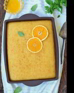 Греческий апельсиновый пирог Ревани