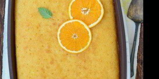 Греческий апельсиновый пирог Ревани