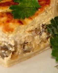 Грибной пирог