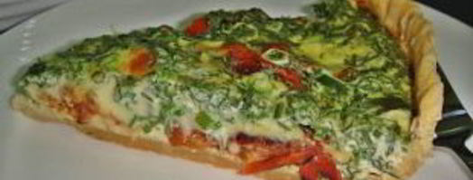 киш с зеленью. Шаг 7