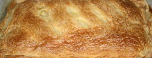 куриный пирог на слоеном тесте. Шаг 5