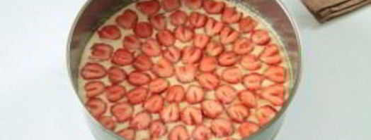 легкий клубничный пирог. Шаг 7