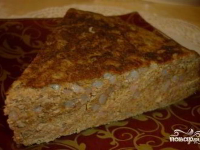 Рецепт печеночного пирога в мультиварке