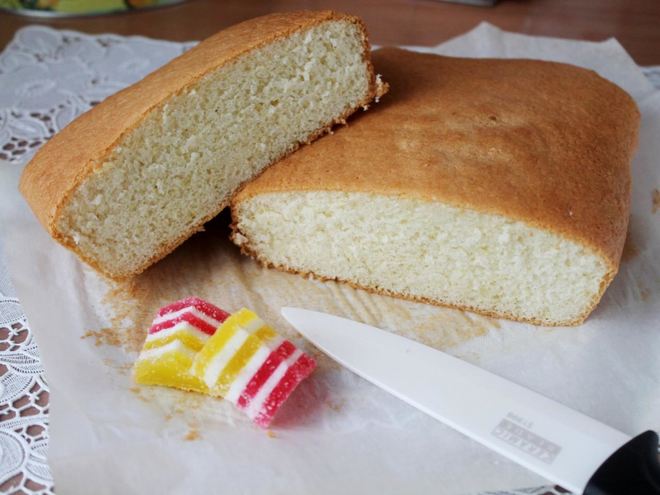 Рецепт пирога бисквитного простого