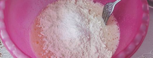 пирог бисквитный простой. Шаг 4