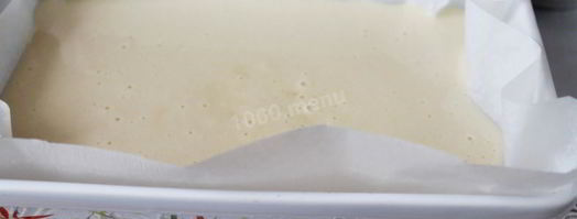 пирог бисквитный простой. Шаг 6