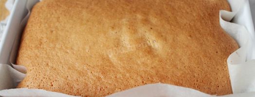 пирог бисквитный простой. Шаг 7