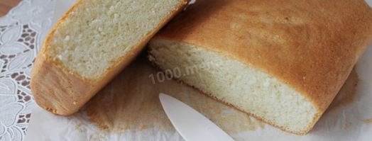 пирог бисквитный простой. Шаг 8