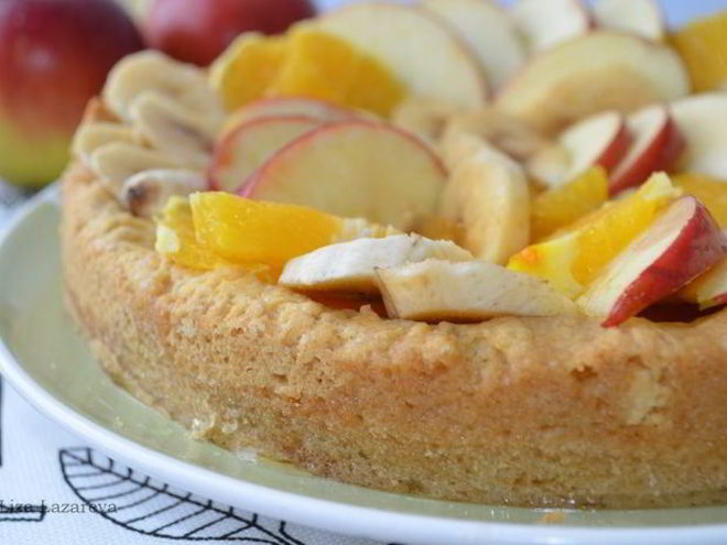 Рецепт пирога фруктовая корзинка