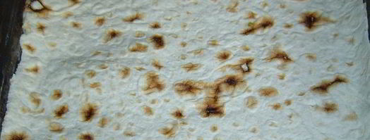 пирог из лаваша с баклажанами, помидорами, грибами и сыром. Шаг 2