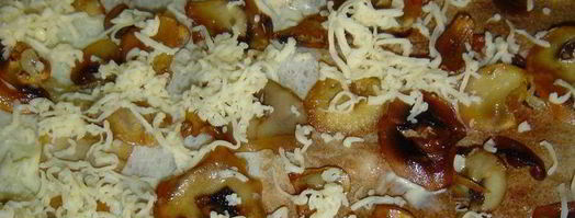 пирог из лаваша с баклажанами, помидорами, грибами и сыром. Шаг 5