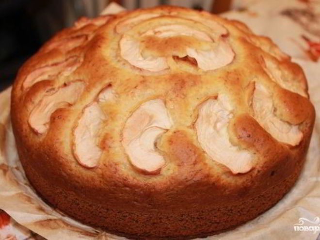Рецепт пирога на молоке без дрожжей
