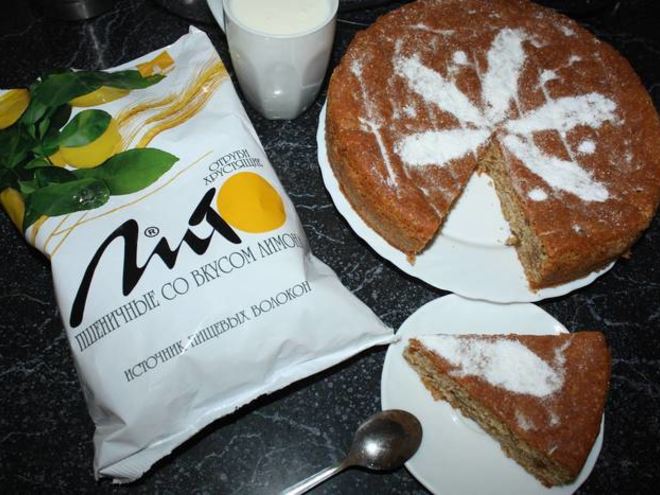 Рецепт пирога праздник сладкоежки с отрубями и грушами