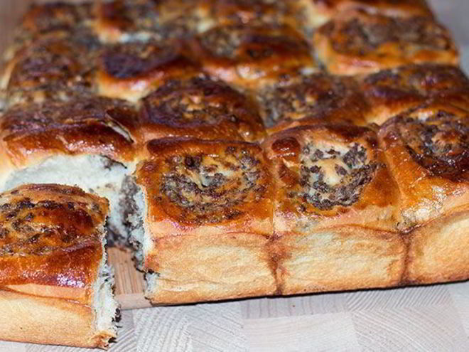 Рецепт пирога разборного с мясным фаршем