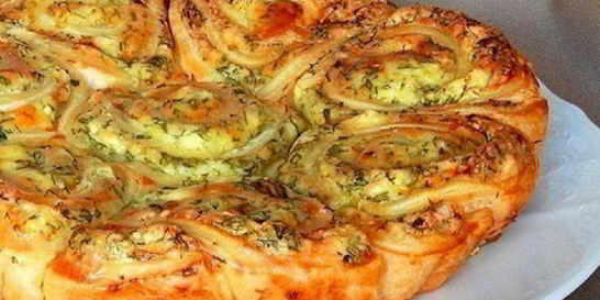 Пирог с брынзой