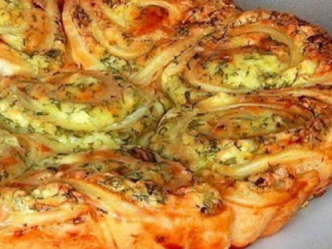 Рецепт пирога с брынзой