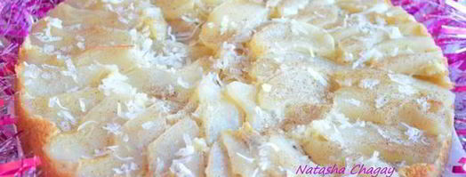 пирог с грушами и кокосом. Шаг 7