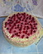 Пирог с клюквой