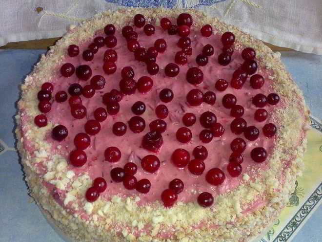 Рецепт пирога с клюквой