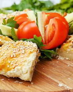 Пирог с курицей и грибами