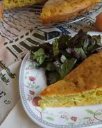 Пирог с луком и тыквой