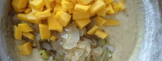 пирог с луком и тыквой. Шаг 7