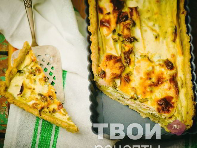 Рецепт пирога с луком