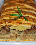 Пирог с маслятами