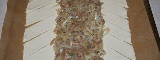 пирог с маслятами. Шаг 6