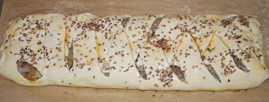 пирог с маслятами. Шаг 8