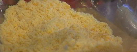 пирог с персиками и миндальным кремом. Шаг 3