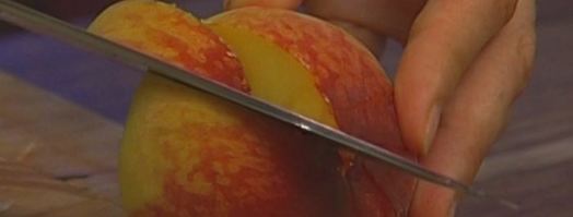 пирог с персиками и миндальным кремом. Шаг 11