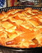 Пирог с тыквой и яблоками