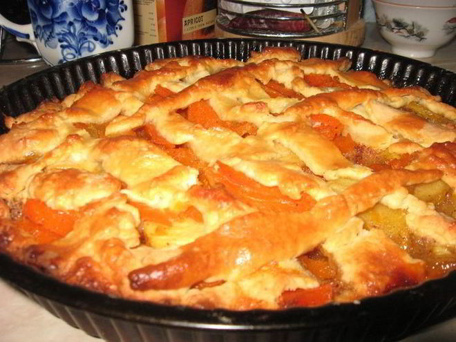 Рецепт пирога с тыквой и яблоками