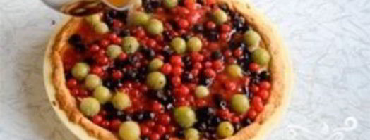 пирог с ягодами и желе. Шаг 9