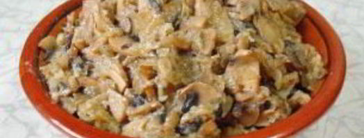 пресный пирог с грибами. Шаг 3