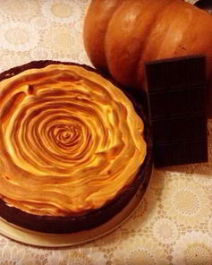 Шоколадно-тыквенный пирог