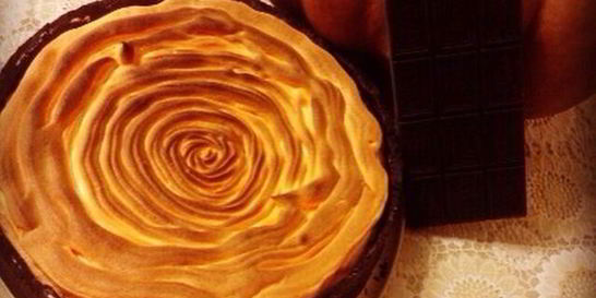 Шоколадно-тыквенный пирог