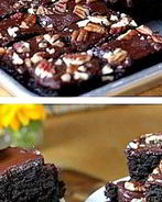 Шоколадный пирог Брауни из цукини