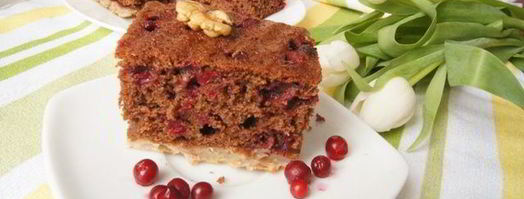 шоколадный пирог с брусникой. Шаг 8