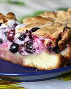 Швабский пирог со смородиной