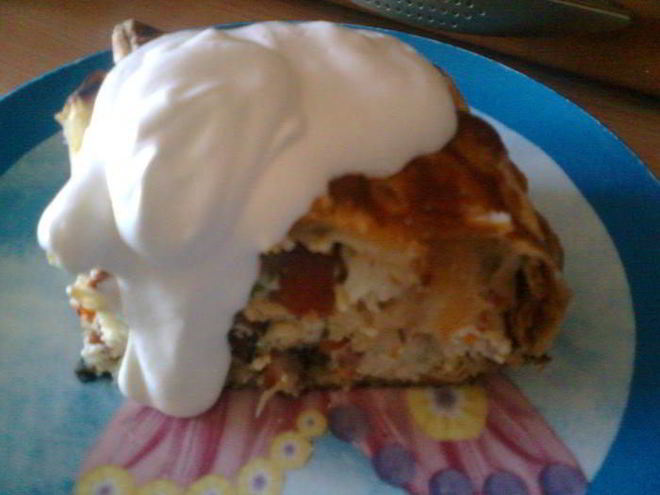 Рецепт слоеного пирога