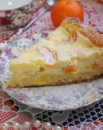 Творожный пирог с мандаринами