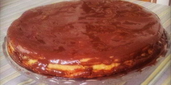 Тыквенно-йогуртовый пирог с сухофруктами