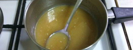 тыквенный пирог с лимонной заливкой и орехами. Шаг 6