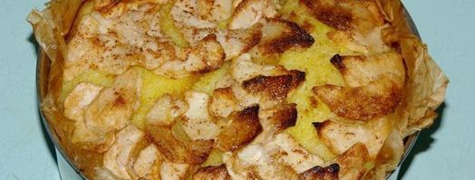 яблочный пирог-пудинг. Шаг 8